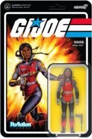 Super7 - G.I. Joe ReAction Figures Wave 5 - Raven [New Toy] Action Figure, Fig