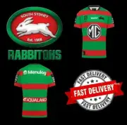 South Sydney Rabbitohs 2024 Home Jersey Mens NRL RUGBY LEAGUE SIZE 3XL
