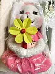 Celebrate Spring Bunny Friends Girl Avon 2009 Not a Toy Decor Purpose VTG