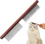 Anti-Dandruff Comb, Cat Flea Comb - Stainless Steel Dandruff Removal Comb Dog Flea Comb - Fine Tooth Dandruff Removal Comb, Reusable