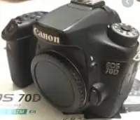 在飛比找Yahoo!奇摩拍賣優惠-CANON 70D 二手快門數180 公司貨 單機身9成新 