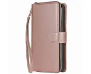 PU Leather Wallet Case For Samsung Galaxy A21S Zipper Purse Cover Coque