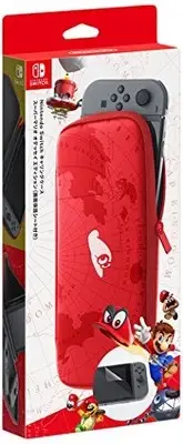 Nintendo Switch case Super Mario Odyssey Edition (with screen protective sheet)