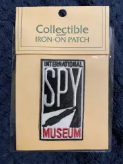 INTERNATIONAL SPY MUSEUM Souvenir Iron On Patch NEW IN PACKAGE
