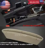 PVC Grey Car Seat Catch Gap Filler Pocket Storage Organizer Box Holder For BMW