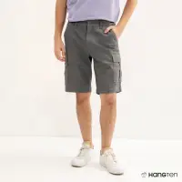 在飛比找momo購物網優惠-【Hang Ten】男裝-REGULAR FIT斜紋口袋短褲