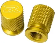 jininghaibo Motorcycle CNC Aluminum Wheel Tire Valve Caps Airtight Cover Compatible with GSXR 600 750 1000 GSX-R 600 750 1000 125 150 1998-2025(Gold)