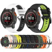 For Garmin Watch 20/22/26mm Silicone Watch Strap Replacement Bracelet with Tools