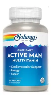 SOLARAY Once Daily Active Man Multivitamin - 90 VegCaps
