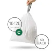 Simplehuman Bin Liner 10-12L Code C - 60 Pack