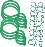 100pcs Greenhouse Seedlings Clip Garden Plant Support Vine Gardening Support Clips Garden Plant Clamp Fixing Gardening Supplies Vines Orchid Clamp Abs Green