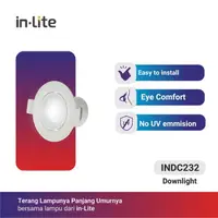 在飛比找蝦皮購物優惠-Inlite INDC 232 LED 吸頂燈超薄筒燈迷你鹵