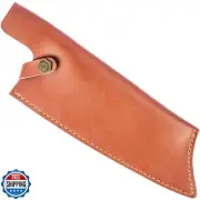 XYJ Leather Sheath For 10 Inch Chef Knife Edge Guards Blade Protector Cleaver