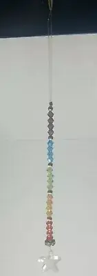 Rainbow Sun catcher Car Charm Ornament Window Rearview Mirror Sparkling Bling