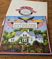 Vintage Charles Wysocki Americana 1996 Wall Calendar w/Cover Never Used No Marks