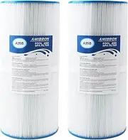 AmiBron PWK35B Replaces Hot Springs Limelight Series Spa Filters, Compatible with Watkins 1642301-1, 78161, 78286, Filbur FC-3921, Pleated Fabric Filter Media 2 Pack