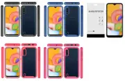 For Samsung Galaxy A01 S111DL SM-A015 Prozkin Shockproof Case Phone Cover + TG