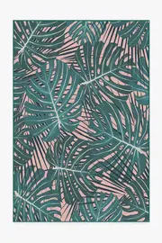 200' x 290' | Machine Washable Runner Rug | Kid & Pet Friendly | Indoor Rug | Monstera Miami Rug | Ruggable