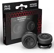 ProFPS Thumbsticks Attachments: PS5 Accessories & PS4 Accessories - Controller Sticks for Aimbot Accuracy - Optimal Playstation Accessories & PS5 Accessories for Esports (Blackout - Concave Set)