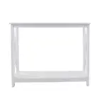 New Modern Console Table White Hall Hallway Entry Display Side Desk Furniture