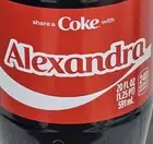 Share A Coke with Alexandra 2025 Personalized Gift Coca Cola Bottle 20oz
