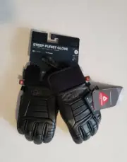 The North Face Futurelight Steep Purist Gloves Black Snowboarding Small Leather