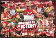 SYDNEY SWANS 2024 TEAM PLAYER HUGE 590mm POSTER,AFL FOOTBALL,BARGAIN,2