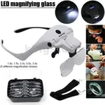 300MAH PROFESSIONAL MAGNIFYING GLASSES WITH 5 LENS 1X-3.5X 4