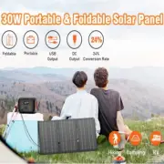 30w 15v foldable solar panel, 300w 80000mah large capacity portable powerstation