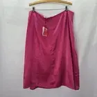 Unique 21 Woman Size 18 Fuschia Pink Side Slit Skirt