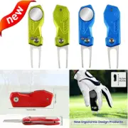 Foldable Stainless Steel Aluminum Fork Golf Divot Tool Golf Grass