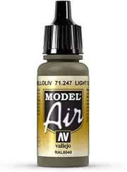 Vallejo Model Air Light Olive 17 ml Miniatures