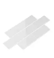 10 pc -Giorbello Large Glass Subway Backsplash Tile 6”x12” - White - 5 sq ft