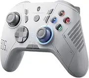 Thunderobot G50S 1000HZ Controller PC Wireless für Windows PC,Switch,IOS&Android,6 Programmierbare Tasten,PC Controller Gaming mit Hall-Effekt-Joysticks&Trigger/Gyroskop (Weiß, G50S)