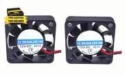 2 Pack 40X40X10Mm 4010 12V 2Pin DC Cooling Fan Brushless for 3D Pinter Part and