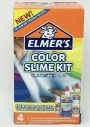 Elmer's Color Slime Kit (2062237) Washable/Non Toxic Kids, Blue