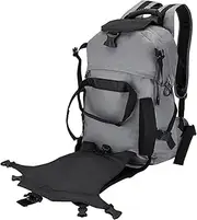 [Generic] Ski Backpack, Multi Purpose Snowboard Gear Bag, Large Capacity Ski Helmet Storage, Oxford Cloth Winter Sports Backpack, Travel Equipment Carrier for Skiing, Snowboarding