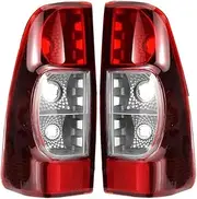 2Pcs Car Rear Taillight Brake Lamp Tail Lamp Without Bulb ，Compatible for Isuzu Rodeo DMax Pickup 2007 2008 2009 2010 2011 2012