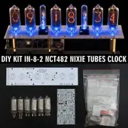 DIY KIT IN-8-2 Nixie Tubes Clock PCBs+All Parts Slot Machine 12/24H [WITH TUBES]
