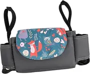 BESTonZON Pram Diaper Bag Stroller Storage Baby Bottle Cup Holder Organizer Bag Practical Design