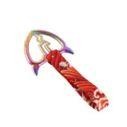 Car JDM Devil Broken Heart TSURIKAWA NeoChrome Ring Red Waves Nylon Handle Strap