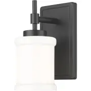Z-Lite 622-1S-MB Cadoc 1 Light 4.5 inch Matte Black Wall Sconce Wall Light