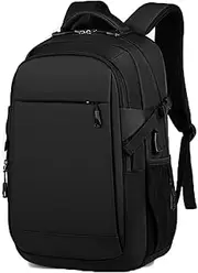 Reppkyh 50L Travel Laptop Backpack,17 Inch Travel Laptop Backpack Flight Approved Computer Bag with USB Charging Port Water Resistant
