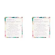 2x Splosh Talulah Successful Women Verse/Poem Hanging/Standing Home Decor 14cm