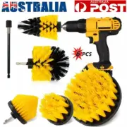 6pcs Drill Brush Attachment Set Electric Drill Scrub Brush Cleaning Kit Extender