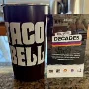 Taco Bell Relive The Decades 70’s Edition Pepsi Tumbler