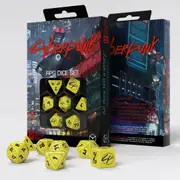 Q Workshop - Cyberpunk Red Dice Set: Danger Zone Dice Set 7