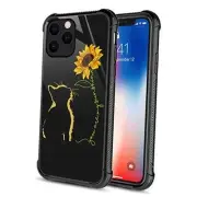 CARLOCA Compatible with Case,Cases for iPhone 11 Yellow Cat Sunflower