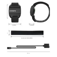 在飛比找ETMall東森購物網優惠-CooSpo碼表ANT+心率帶臂帶胸帶式監測器健身戶外騎行跑