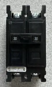 NEW Eaton QC2030HT Thermal-Magnetic Circuit Breaker 2 Pole 30A 240V Cable In/out